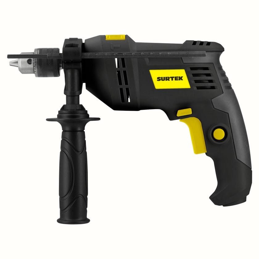 Rotomartillo 1/2" 650 W 127 V, 0 - 3,000 RPM con botón de traba para trabajos continuos